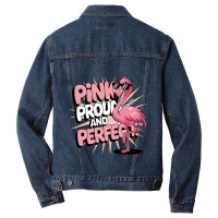 Pink Proud And Perfect Men Denim Jacket | Artistshot