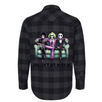 You Cant Sit With Us Halloween Flannel Shirt | Artistshot