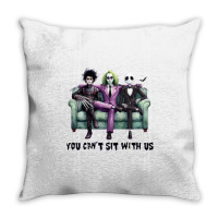 You Cant Sit With Us Halloween Throw Pillow | Artistshot