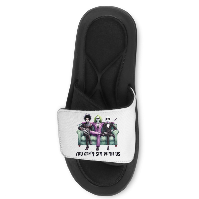 You Cant Sit With Us Halloween Slide Sandal | Artistshot