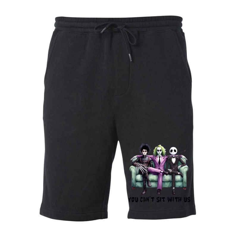 You Cant Sit With Us Halloween Fleece Short | Artistshot