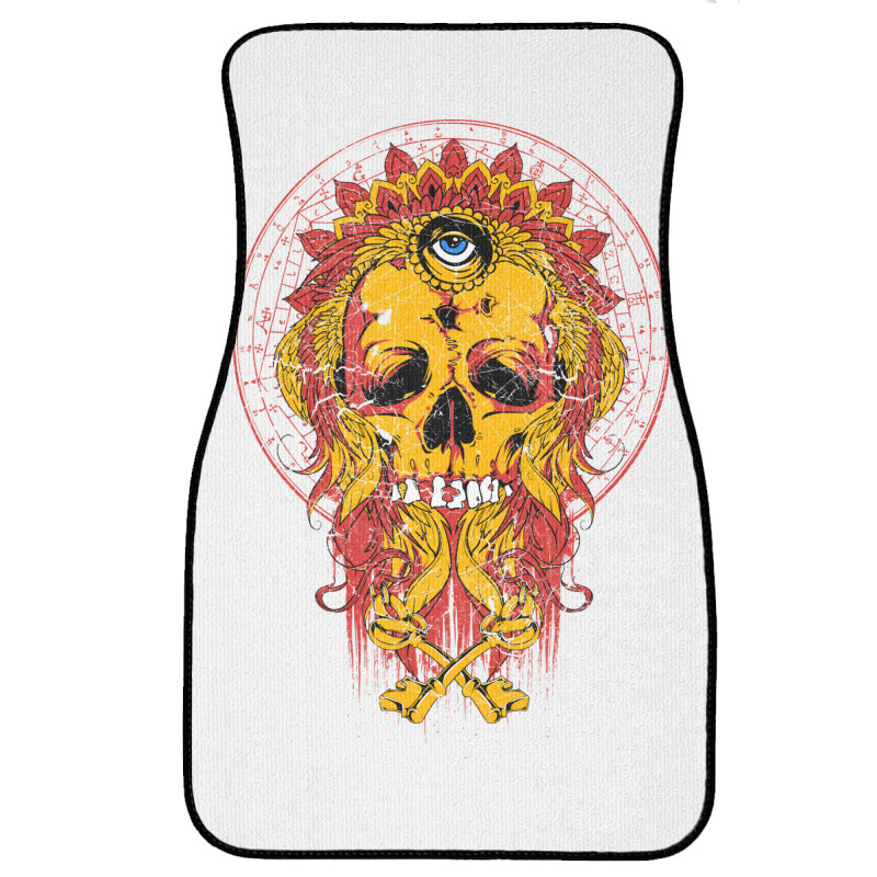 Skull, Skulls, Skeleton, Eyes Front Car Mat | Artistshot