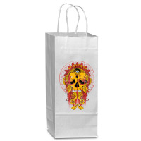 Skull, Skulls, Skeleton, Eyes Wine Paper Bag - 5 1/2 X 3 1/4 X 13 | Artistshot