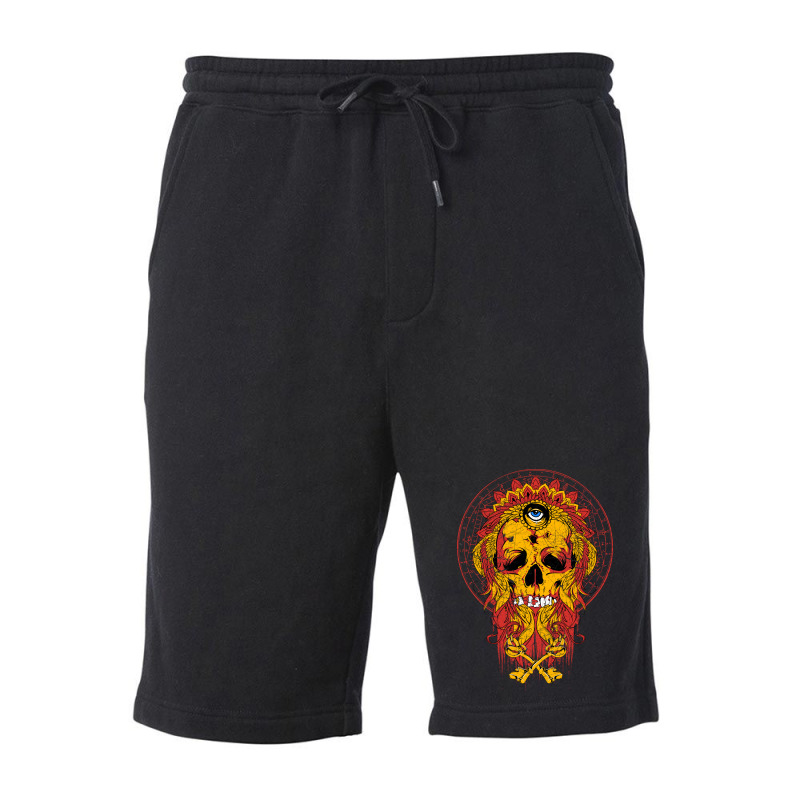 Skull, Skulls, Skeleton, Eyes Fleece Short | Artistshot