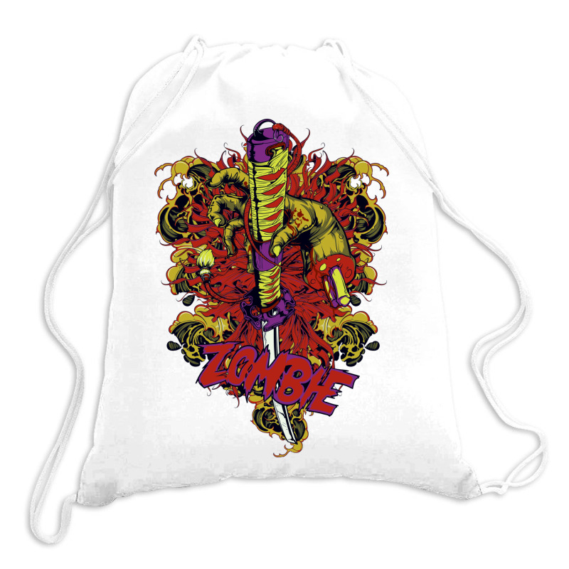 Skull, Skulls, Skeleton, Zombie Drawstring Bags | Artistshot