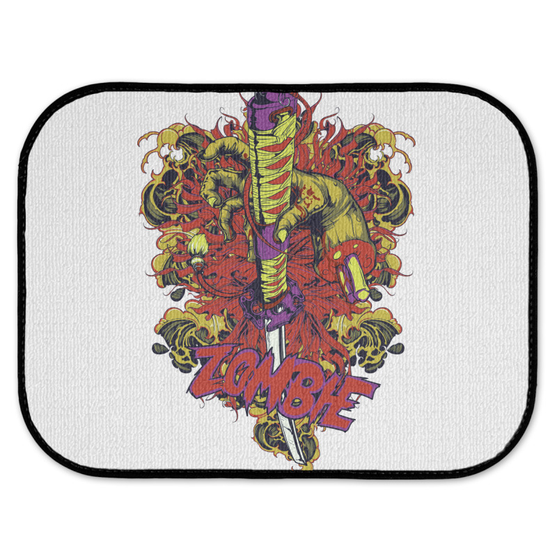 Skull, Skulls, Skeleton, Zombie Rear Car Mat | Artistshot