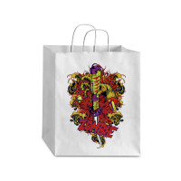 Skull, Skulls, Skeleton, Zombie Debie Paper Bag - 10 X 5 X 13 | Artistshot