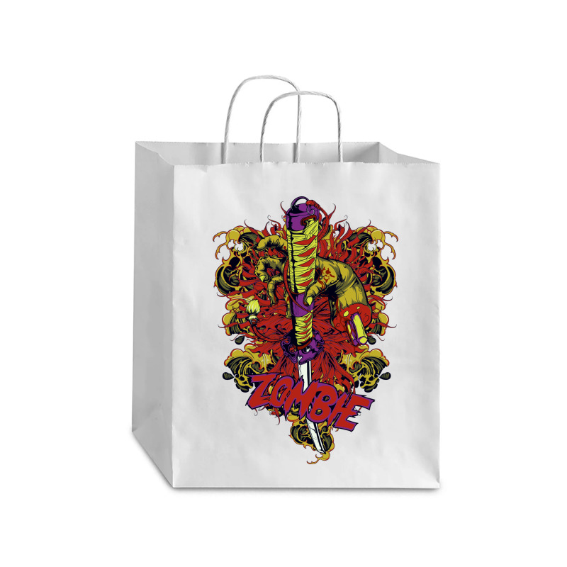 Skull, Skulls, Skeleton, Zombie Debie Paper Bag - 10 X 5 X 13 | Artistshot