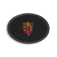 Skull, Skulls, Skeleton, Zombie Oval Leatherette Patch | Artistshot