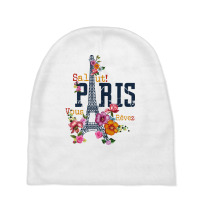 Europe City, Flowers Baby Beanies | Artistshot