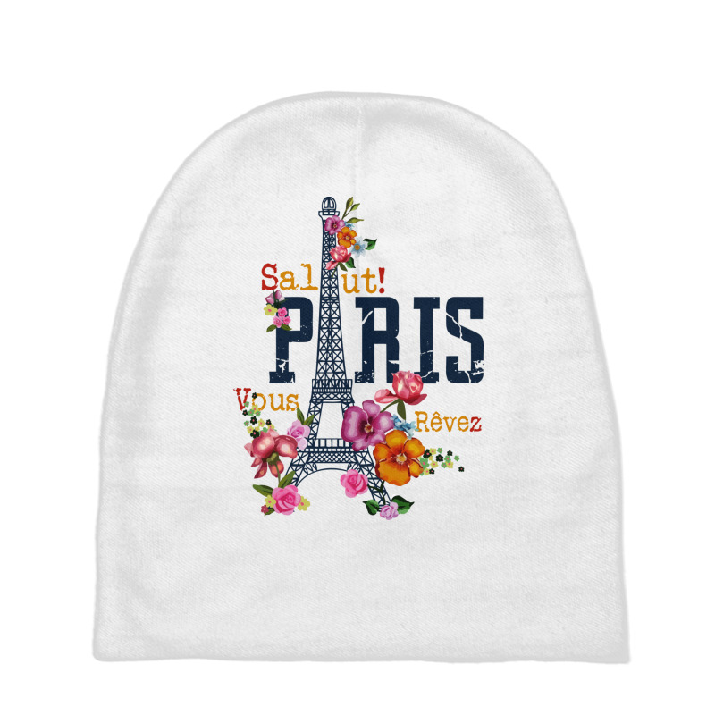 Europe City, Flowers Baby Beanies | Artistshot