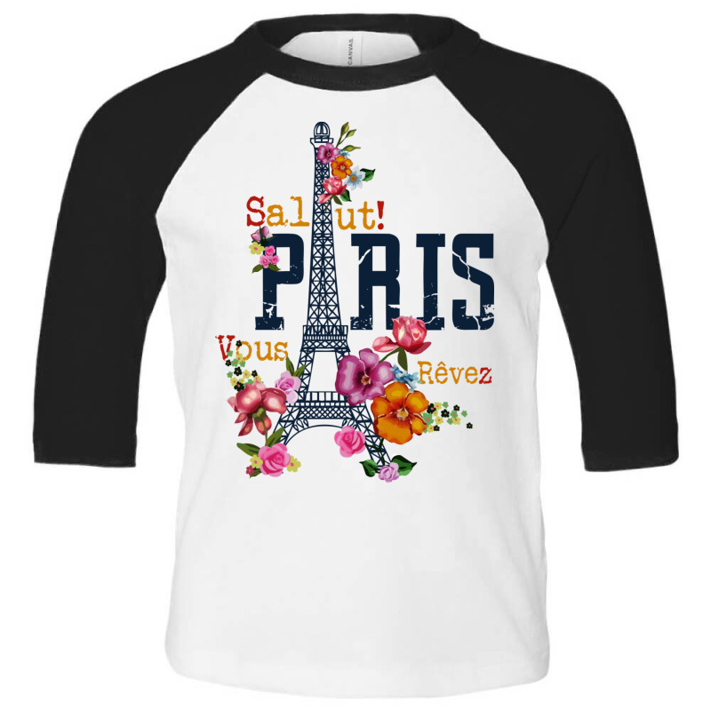 Europe City, Flowers Toddler 3/4 Sleeve Tee | Artistshot