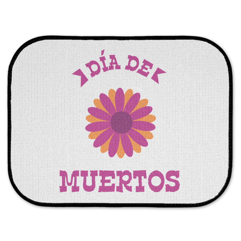 Dia De Muertos, Flowers Rear Car Mat | Artistshot