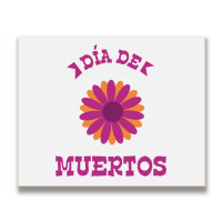 Dia De Muertos, Flowers Metal Print Horizontal | Artistshot