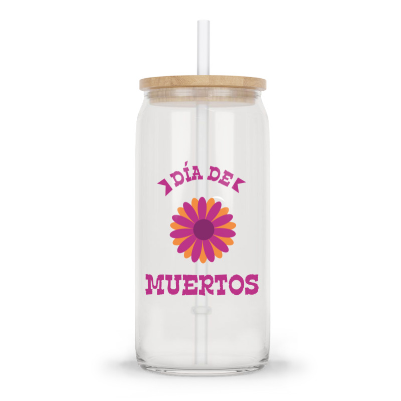 Dia De Muertos, Flowers Glass Tumbler | Artistshot