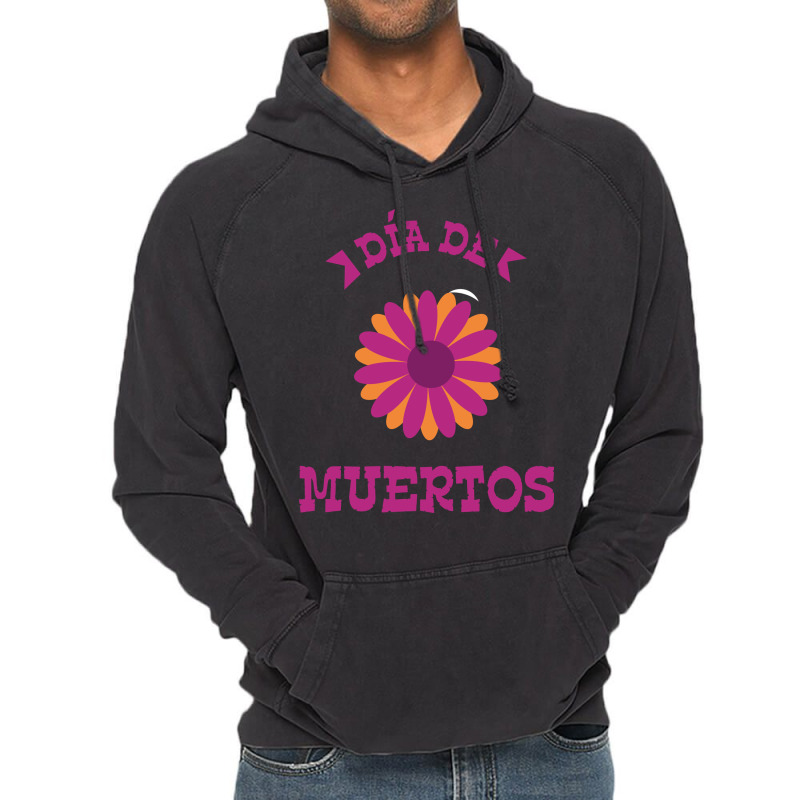 Dia De Muertos, Flowers Vintage Hoodie | Artistshot