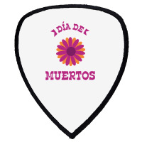 Dia De Muertos, Flowers Shield S Patch | Artistshot