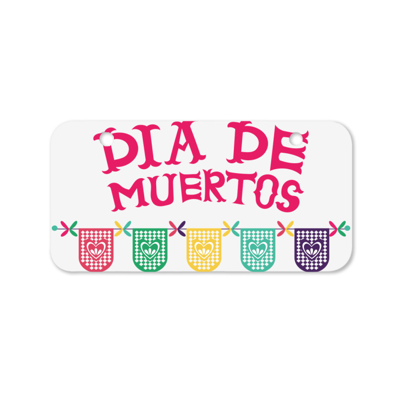 Dia De Muertos, Hearts Bicycle License Plate | Artistshot