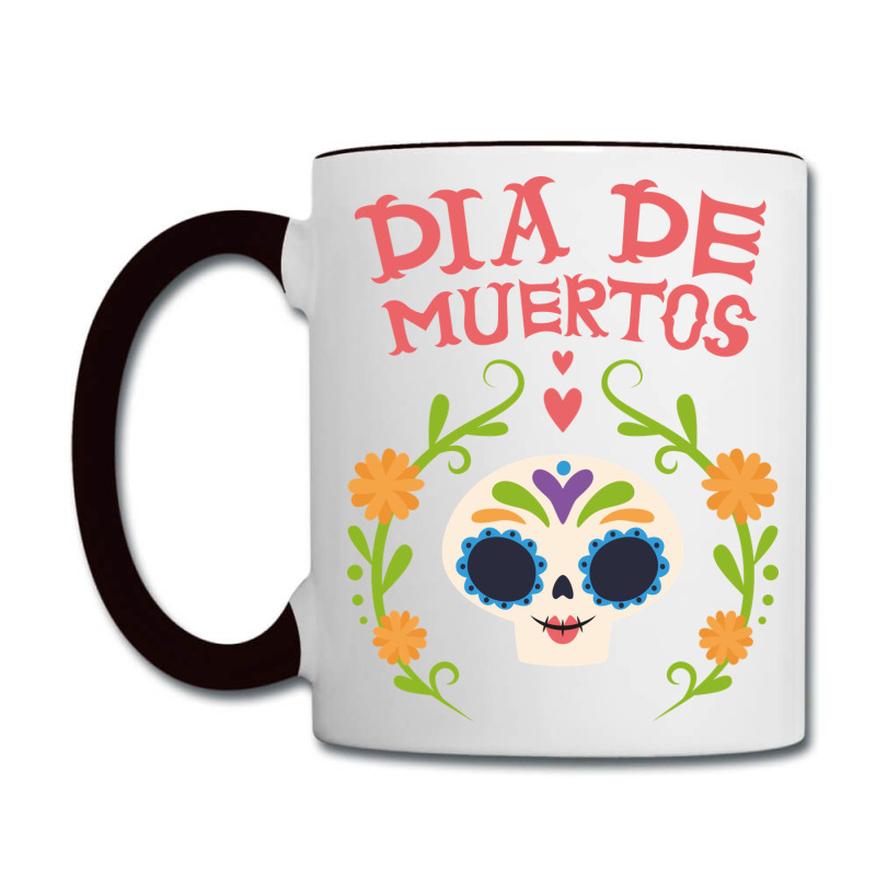 Dia De Muertos, Skull, Skulls, Skeleton, Flowers Coffee Mug | Artistshot