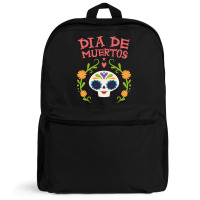 Dia De Muertos, Skull, Skulls, Skeleton, Flowers Backpack | Artistshot