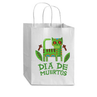 Dia De Muertos, Cat, Cats, Skull, Skulls, Skeleton Cub Paper Bag - 8 X 4 1/2 X 10 1/4 | Artistshot