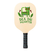 Dia De Muertos, Cat, Cats, Skull, Skulls, Skeleton Pickleball Paddle | Artistshot