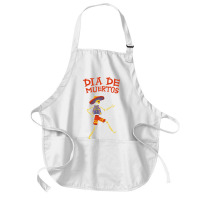 Dia De Muertos, Skull, Skulls, Skeleton, Dance Medium-length Apron | Artistshot