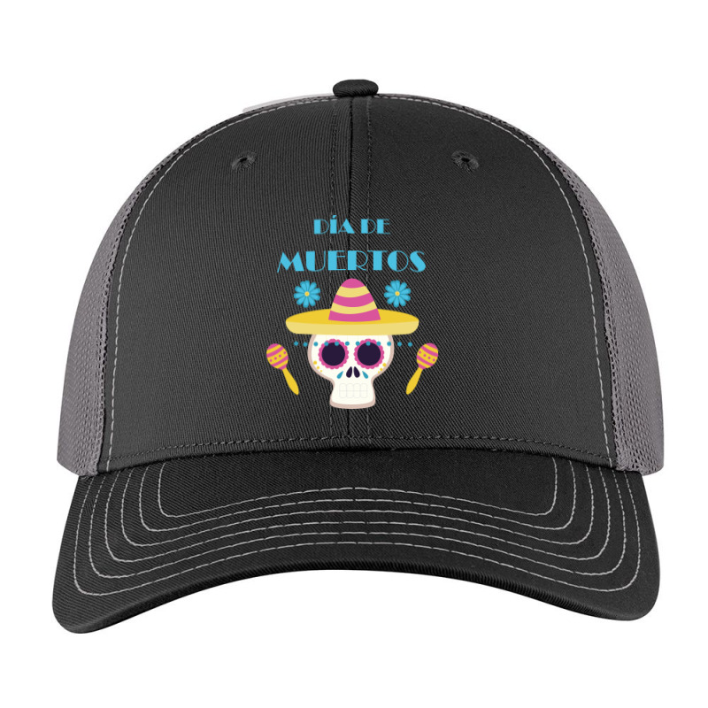 Dia De Muertos, Skull, Skulls, Skeleton, Flowers Classic Trucker Hat | Artistshot