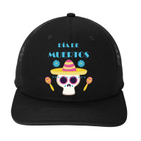 Dia De Muertos, Skull, Skulls, Skeleton, Flowers Snapback Trucker Cap | Artistshot