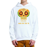 Dia De Muertos, Skull, Skulls, Skeleton, Flowers Urban Pullover Hoodie | Artistshot