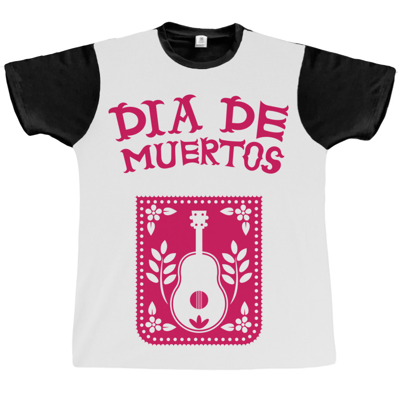 Dia De Muertos, Guitar Graphic T-shirt | Artistshot