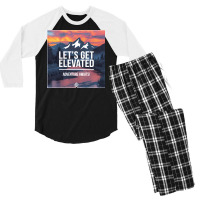 Adventure Awaits Men's 3/4 Sleeve Pajama Set | Artistshot