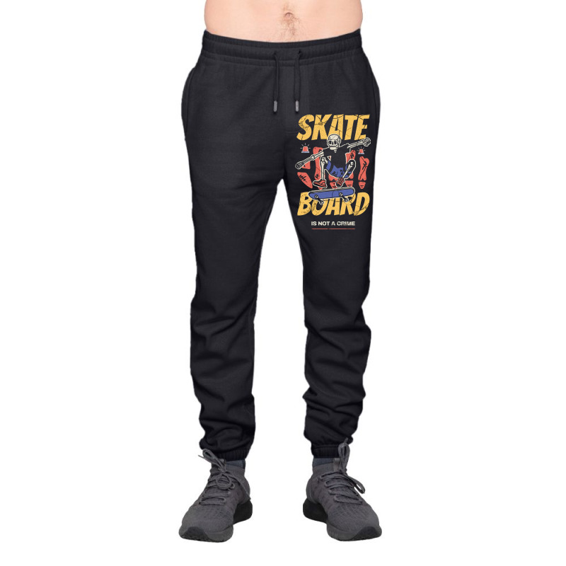 Skateboard Is Not A Crime Urban Sweatpant | Artistshot