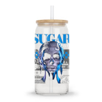 Sugar Skull Girl Glass Tumbler | Artistshot