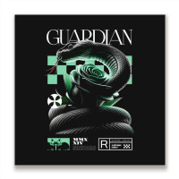 The Guardian Metal Print Square | Artistshot