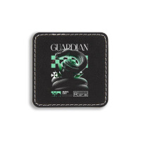 The Guardian Square Leatherette Patch | Artistshot