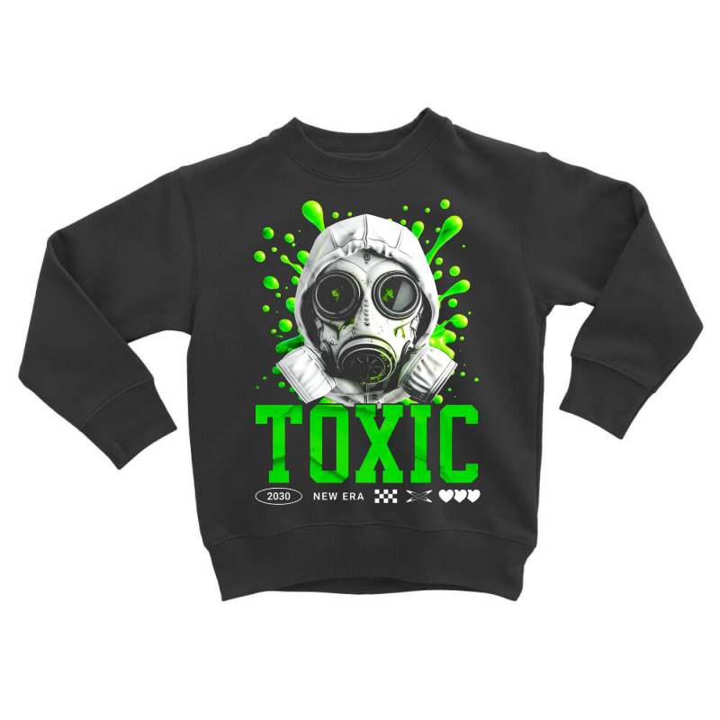 Toxic Gas Mask Ecology Concept Toddler Sweatshirt | Artistshot