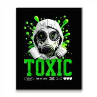 Toxic Gas Mask Ecology Concept Metal Print Vertical | Artistshot