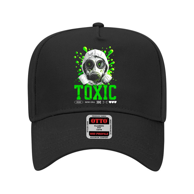 Toxic Gas Mask Ecology Concept Adjustable Baseball Cap | Artistshot