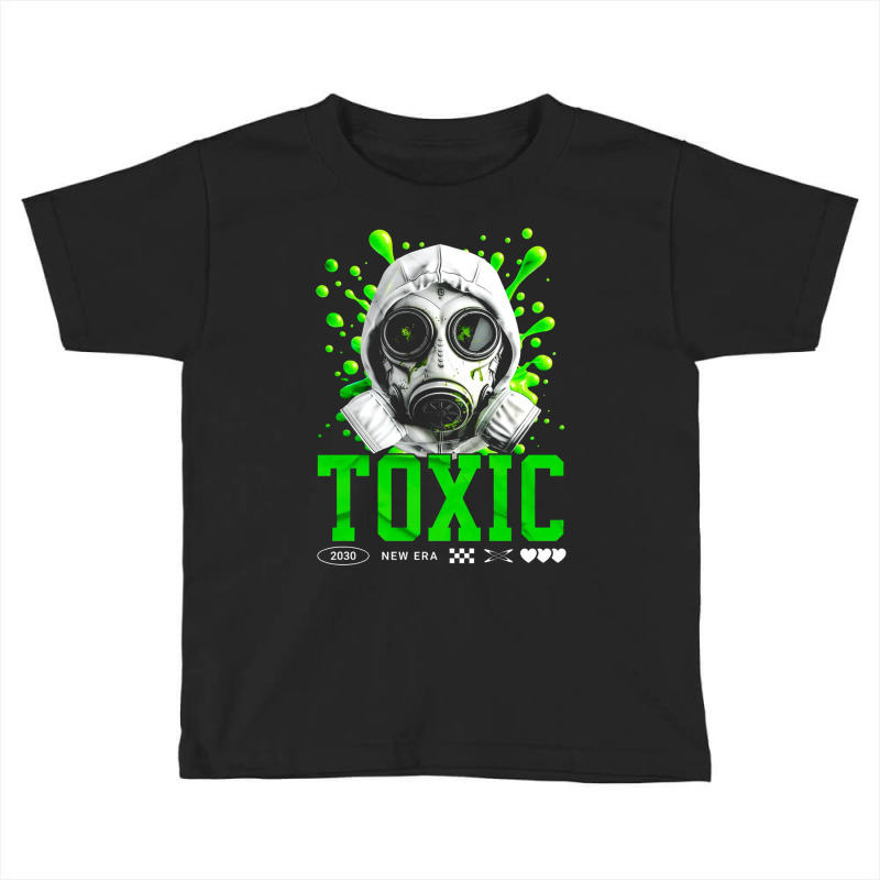 Toxic Gas Mask Ecology Concept Toddler T-shirt | Artistshot