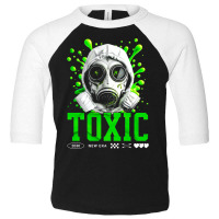 Toxic Gas Mask Ecology Concept Toddler 3/4 Sleeve Tee | Artistshot