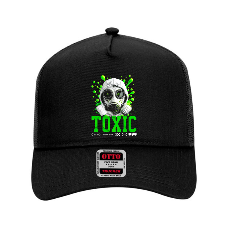 Toxic Gas Mask Ecology Concept Mesh Back Trucker Hat | Artistshot