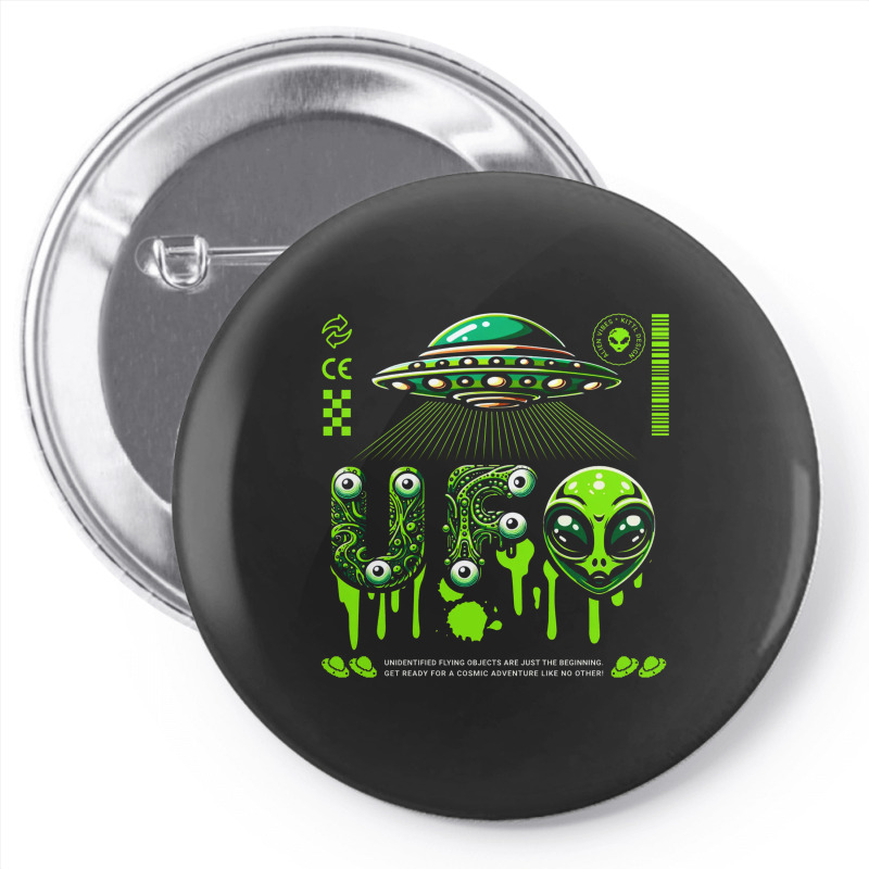 Ufo Alien Y2k Vintage Retro Pin-back Button | Artistshot