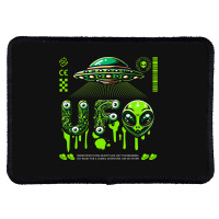 Ufo Alien Y2k Vintage Retro Rectangle Patch | Artistshot