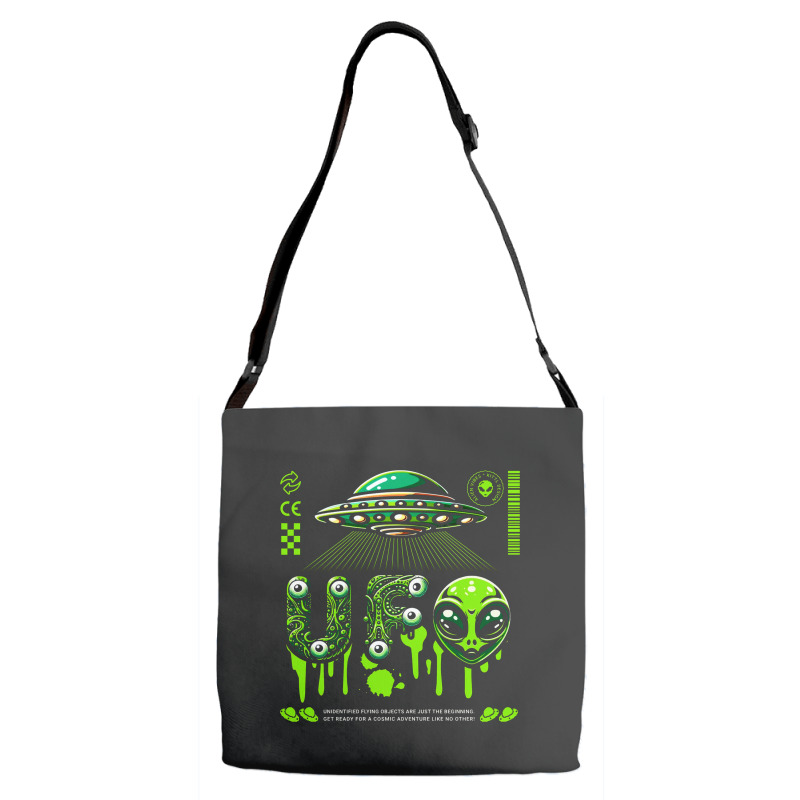 Ufo Alien Y2k Vintage Retro Adjustable Strap Totes | Artistshot