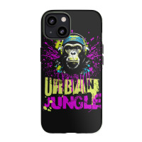 Urban Jungle Monkey In Headphones Street Art Iphone 13 Case | Artistshot