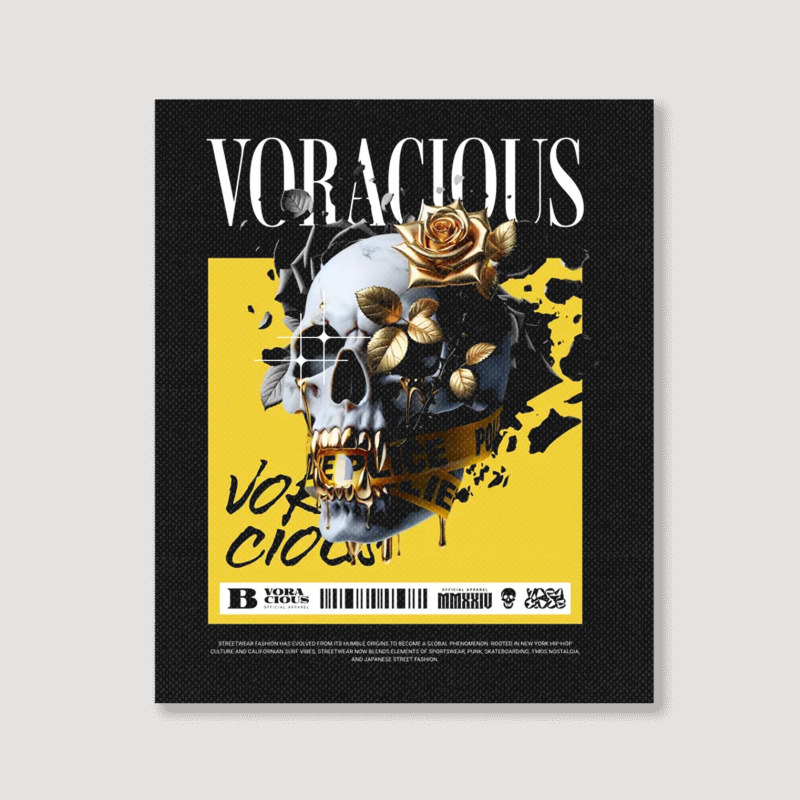 Voracious Skull Portrait Canvas Print | Artistshot