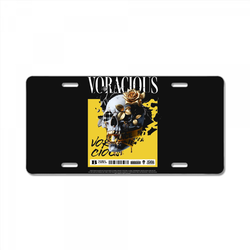 Voracious Skull License Plate | Artistshot