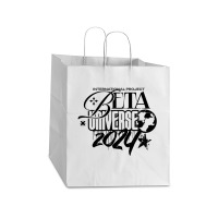 Beta Universe Take Out Paper Bag - 14 X 10 X 15 1/2 | Artistshot