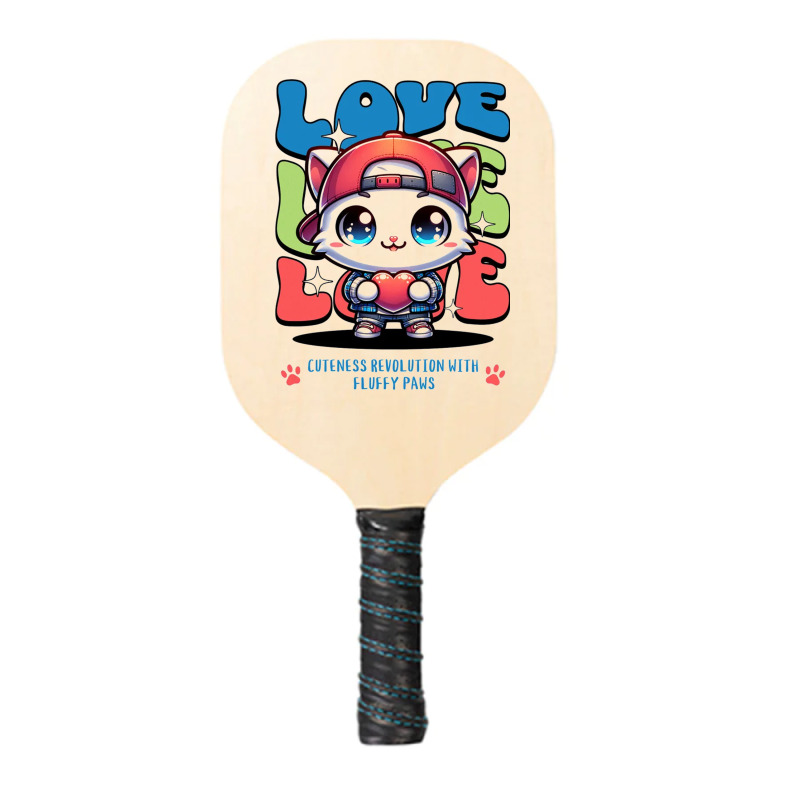 Cat Love Pickleball Paddle | Artistshot